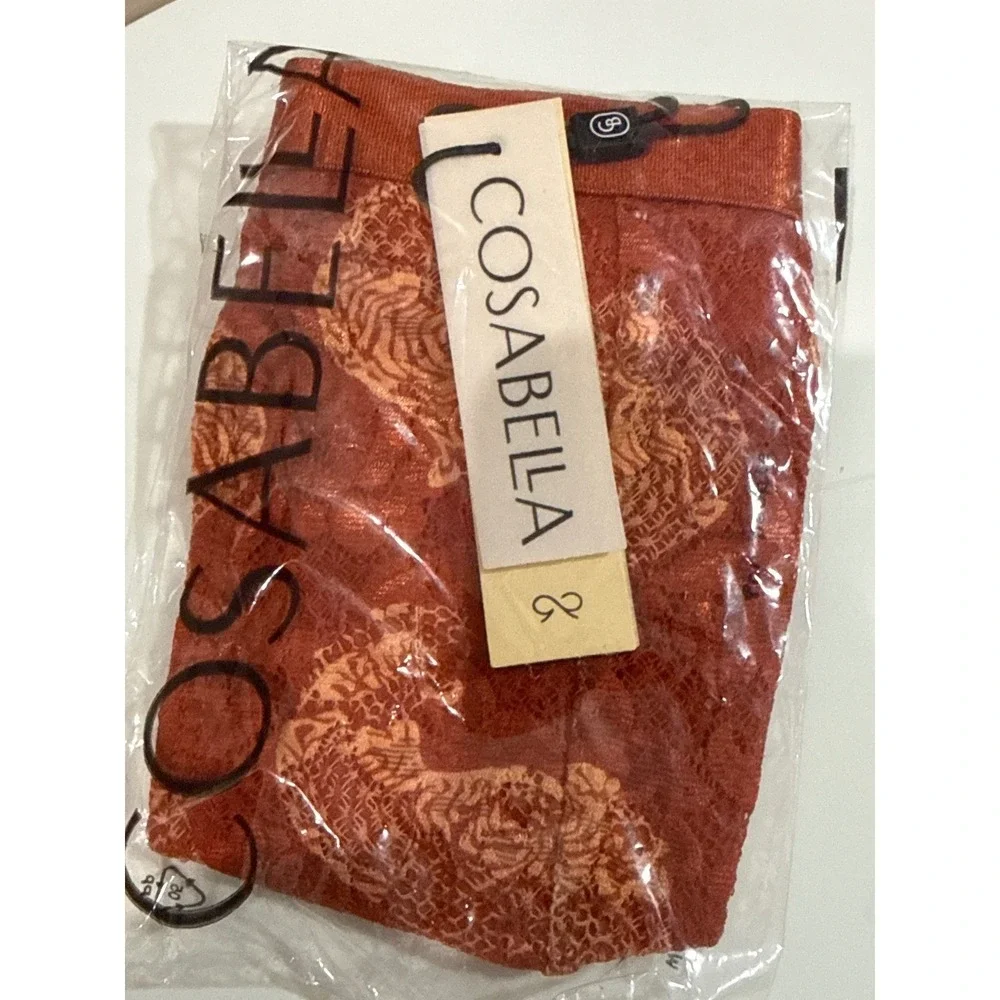 Cosabella Never Say Never Italian Lace Men's‎ Thong Sahara Tiger Size XL